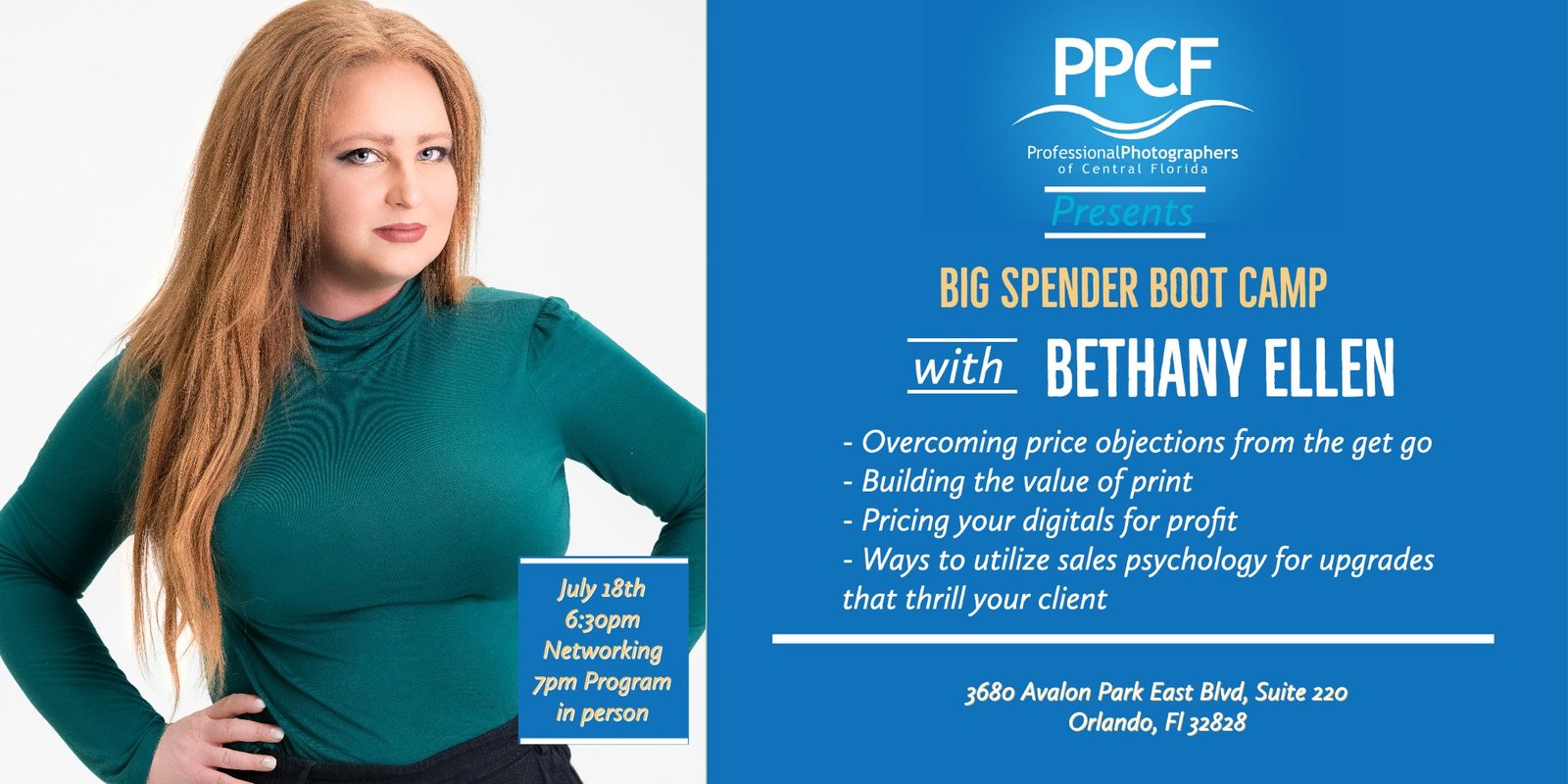 Bethany Ellen BIG SPENDER BOOT CAMP